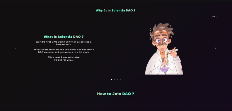 Scientia DAO – screenshot 2