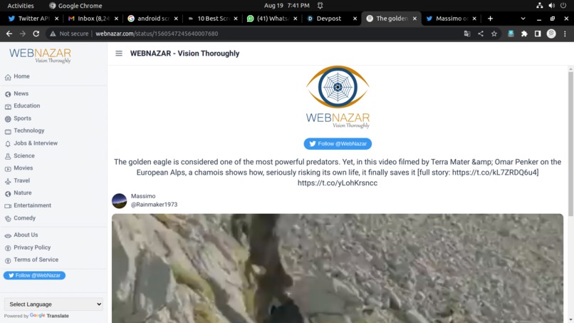 WebNazar – screenshot 3