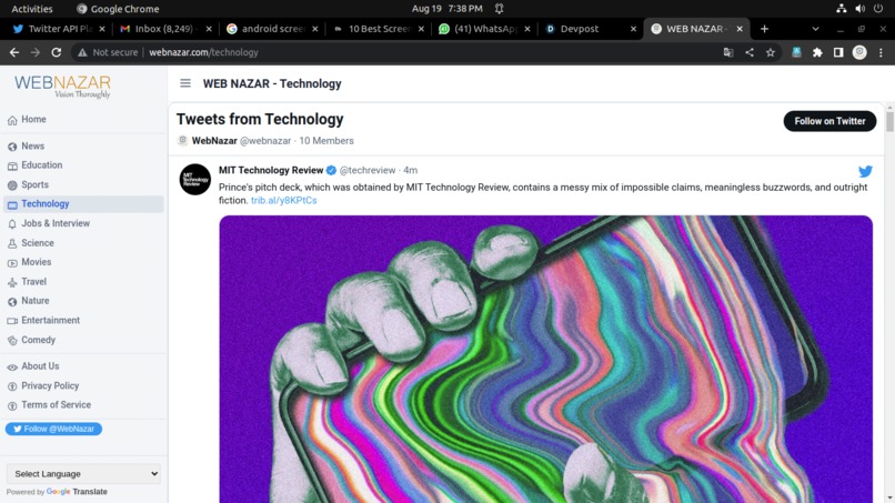 WebNazar – screenshot 5