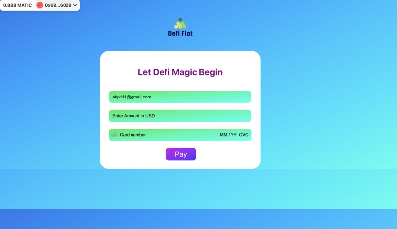 Defi Fiat – screenshot 2