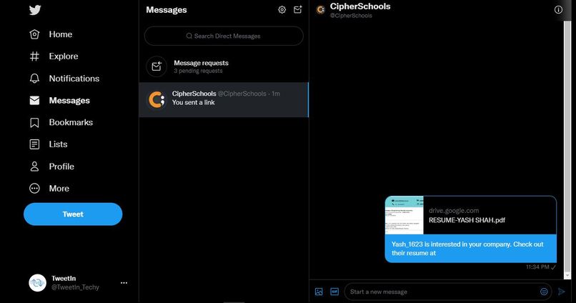 TweetIn:"If Twitter and LinkedIn had a baby" – screenshot 9