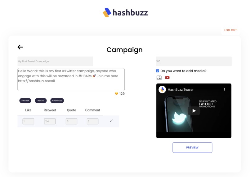 hashbuzz – screenshot 2