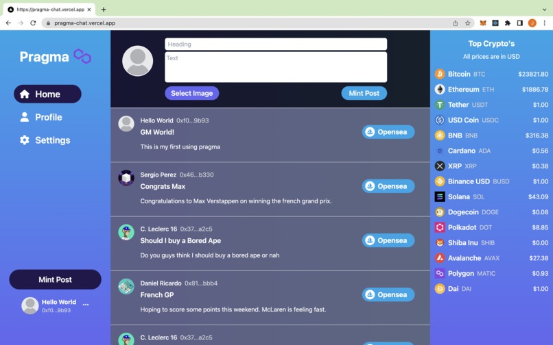 Pragma – screenshot 1