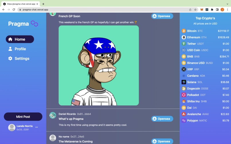 Pragma – screenshot 2