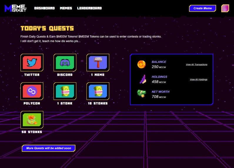 Meme Market – screenshot 1