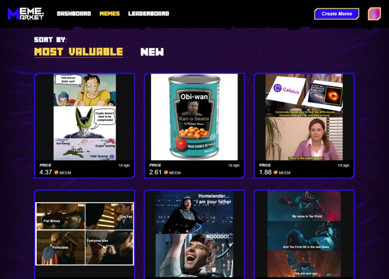 Meme Market – screenshot 2