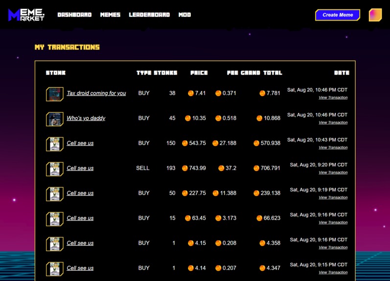 Meme Market – screenshot 4