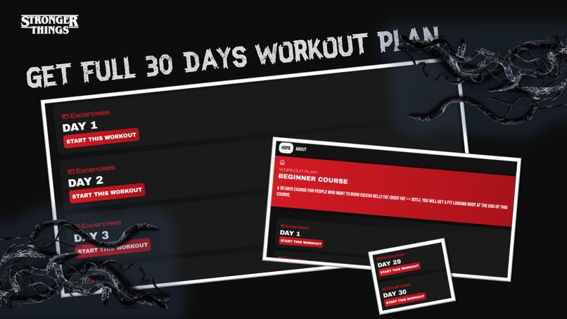 StrongerThings - Fitness Website – screenshot 4