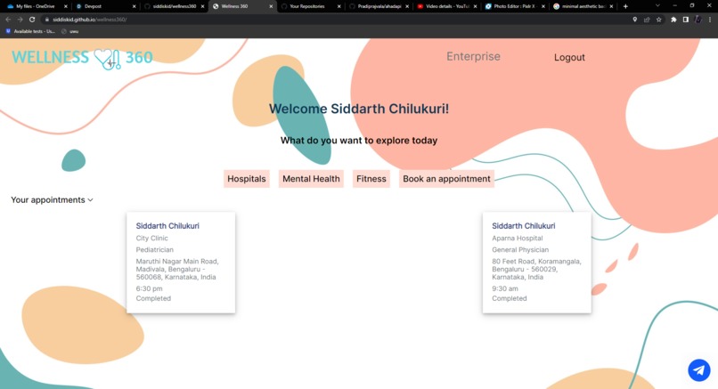 Wellness360 – screenshot 2