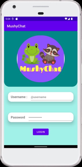 MushyChat - A sneak Chat application hidden in a calculator – screenshot 2