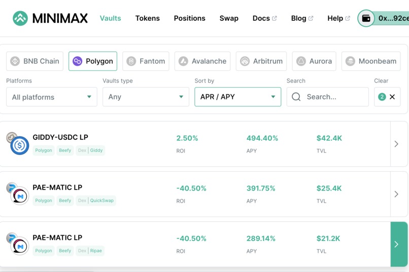 Minimax Finance – screenshot 2