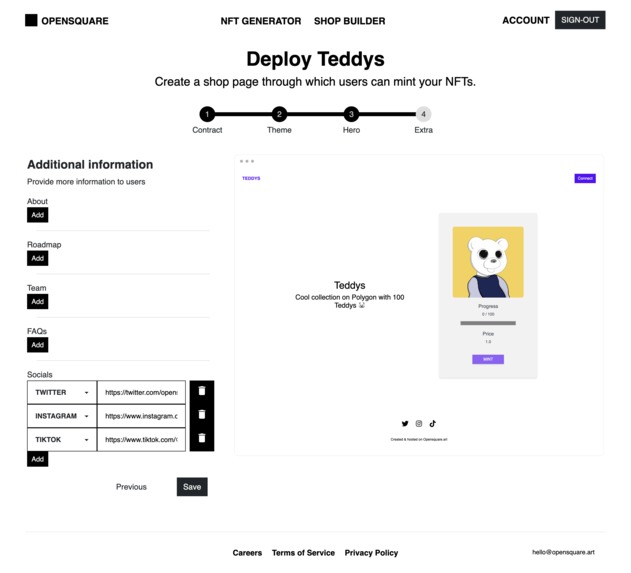 Opensquare – screenshot 4