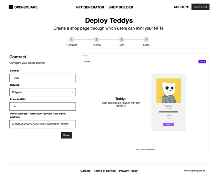 Opensquare – screenshot 1