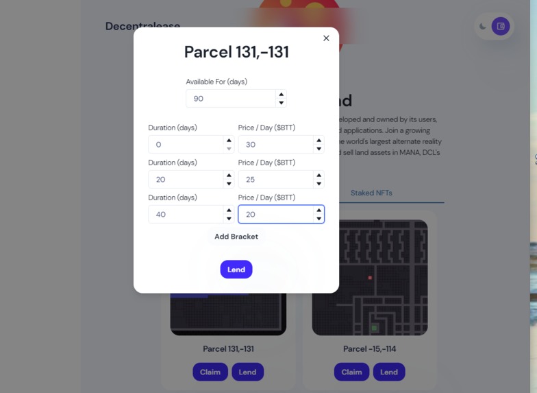 Decentralease – screenshot 3