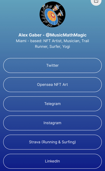 NFT Profile – screenshot 1