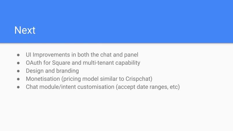 Conversational Bookings – screenshot 2