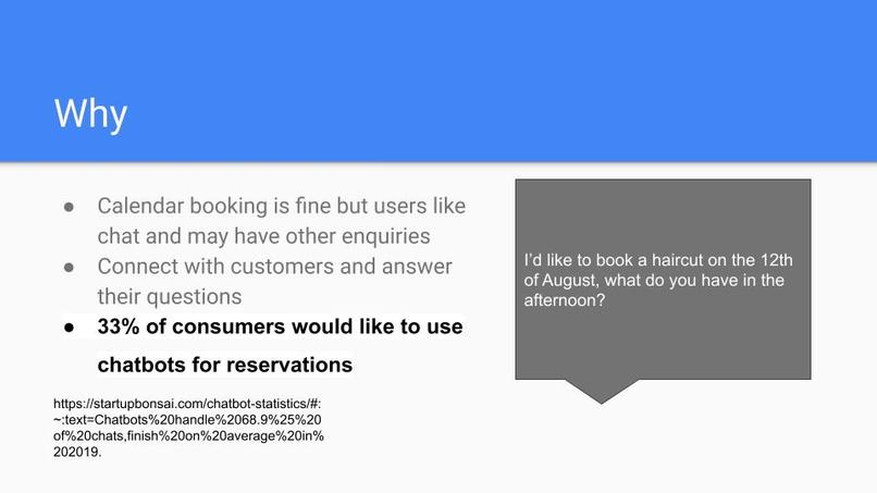 Conversational Bookings – screenshot 3