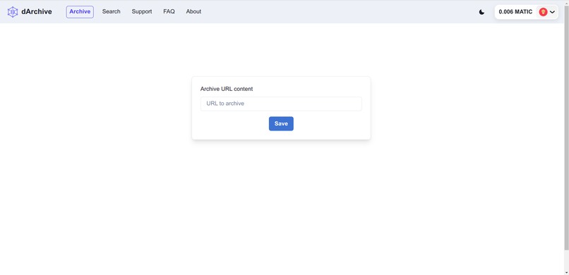 dArchive – screenshot 2