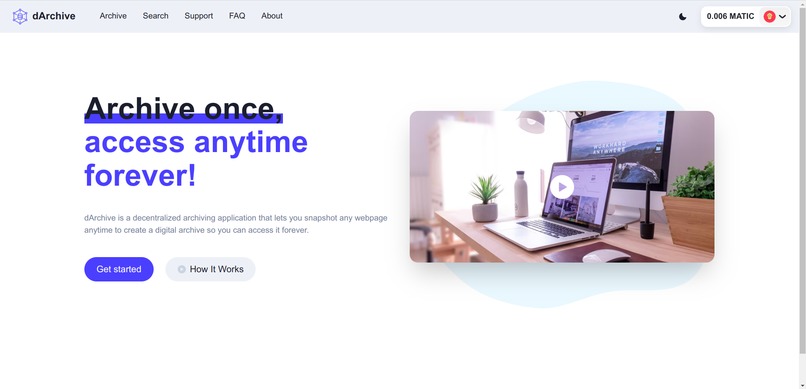 dArchive – screenshot 1
