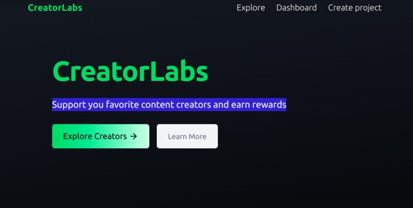 CreatorLabs – screenshot 1
