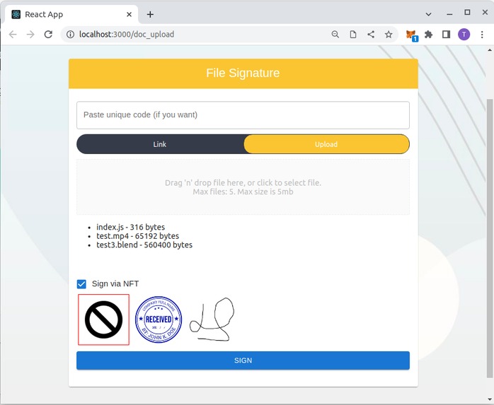 WE3Sign – screenshot 4