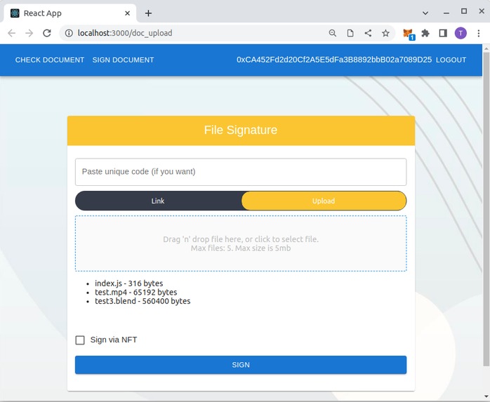 WE3Sign – screenshot 3