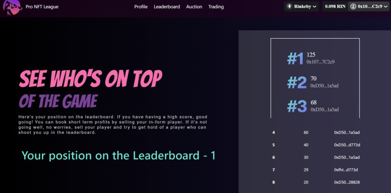 Pro NFT League – screenshot 3