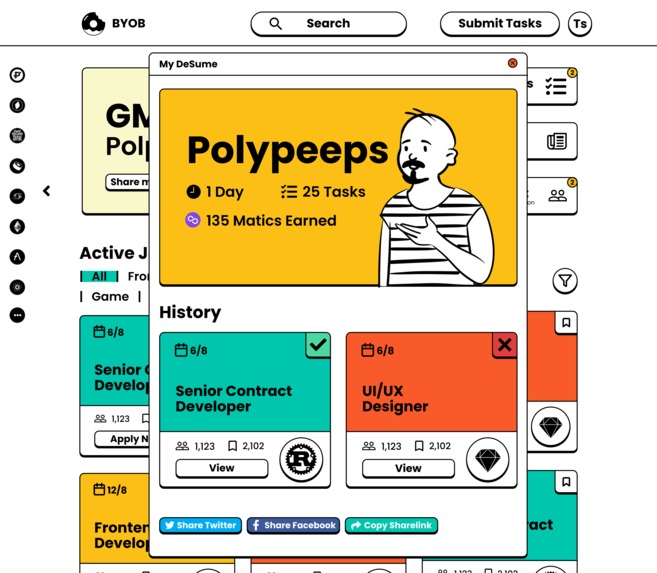 BYOB - A web 3 gig marketplace – screenshot 7