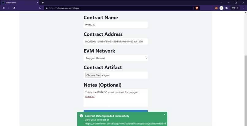 Etherviewer – screenshot 2