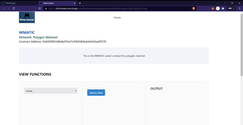 Etherviewer – screenshot 3