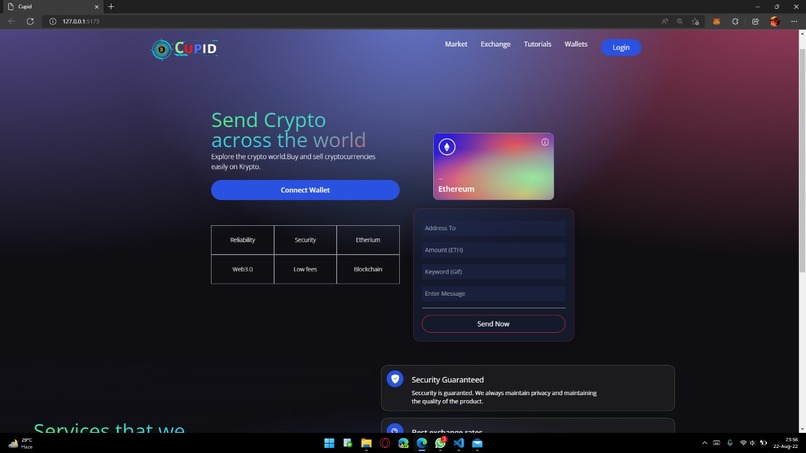 Web 3.0 Blockchain Dapp – screenshot 1