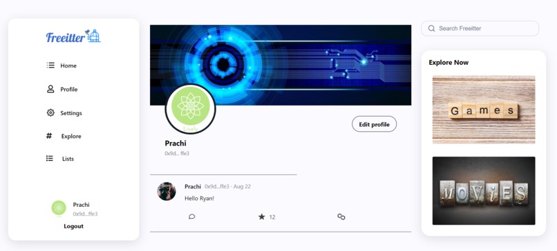 Freeitter – screenshot 4