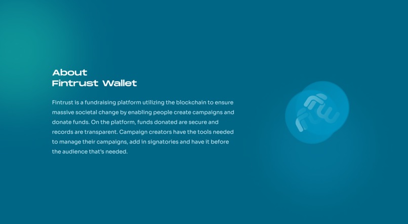 Fintrust Wallet – screenshot 1