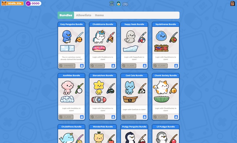 Cozyverse - Fully on-chain community games – screenshot 4