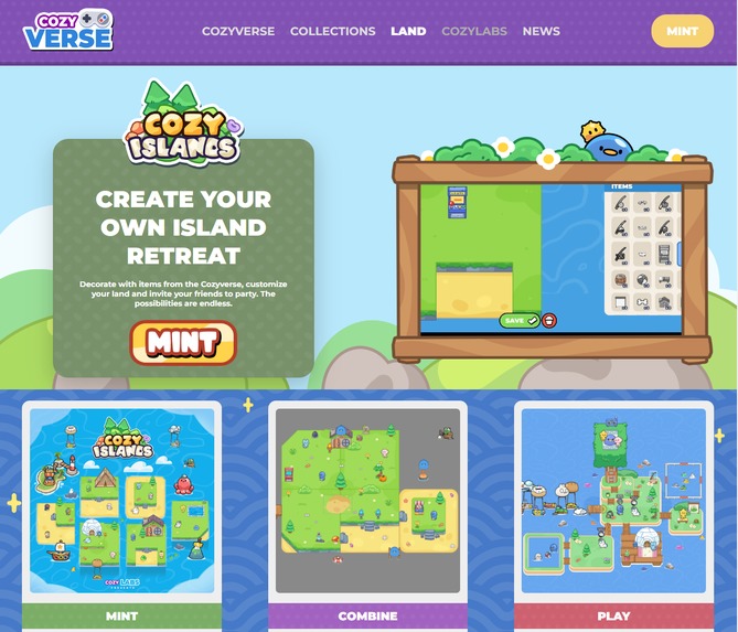 Cozyverse - Fully on-chain community games – screenshot 6