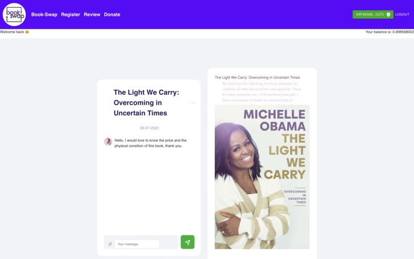 Book Swap-Exchange – screenshot 3