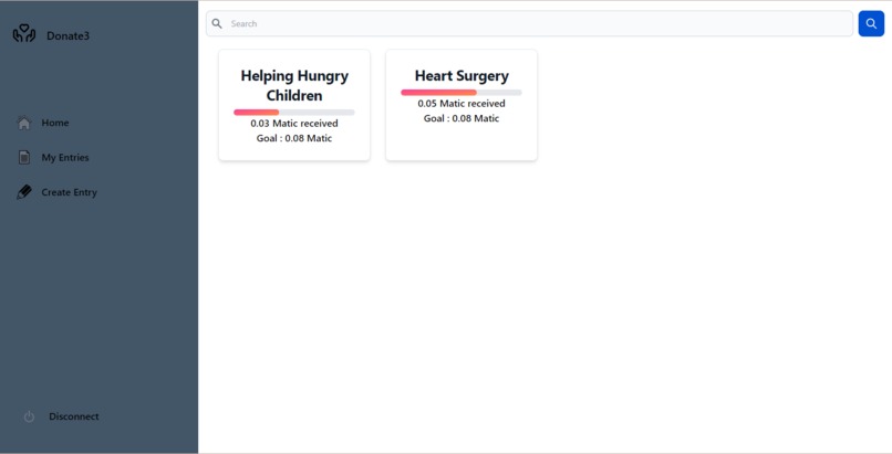 Donate3 – screenshot 1