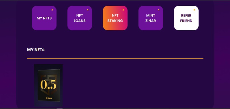 Zinar NFT – screenshot 3