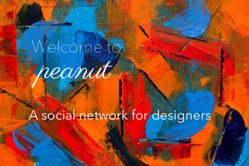 Peanut - Social Network for Designers – screenshot 1