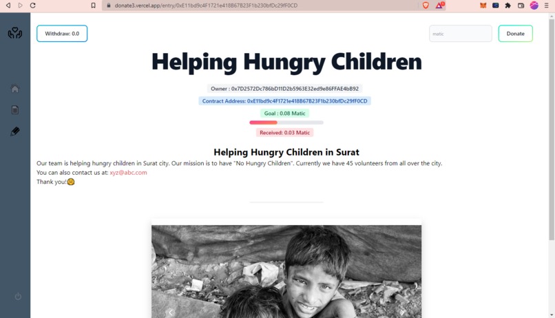 Donate3 – screenshot 2