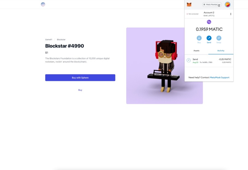 SphereOne: Fastest Crypto Bridge in the Galaxy – screenshot 1