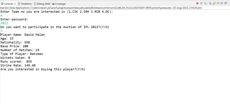 IPL Auction – screenshot 1