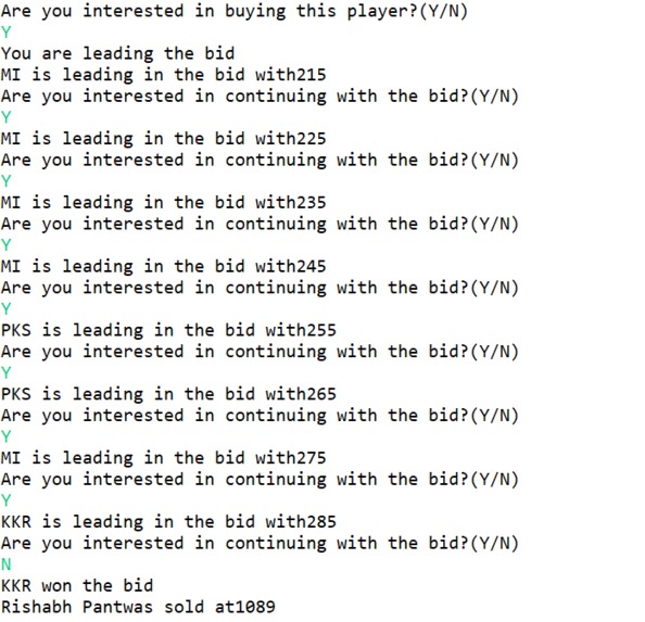 IPL Auction – screenshot 3