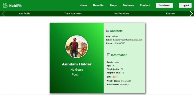 NutriFit – screenshot 2