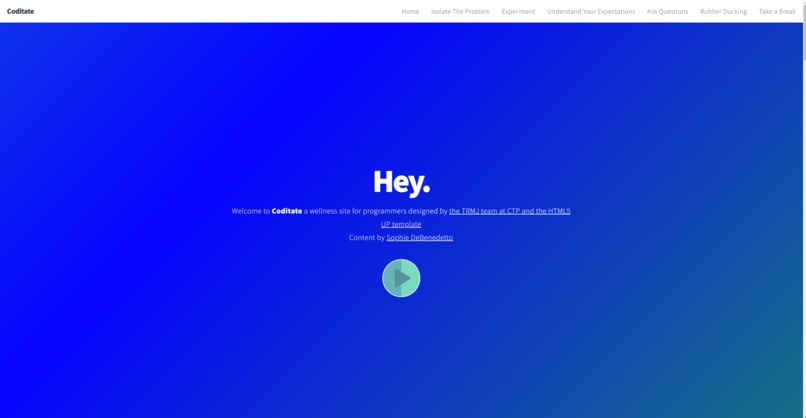 Coditate – screenshot 1