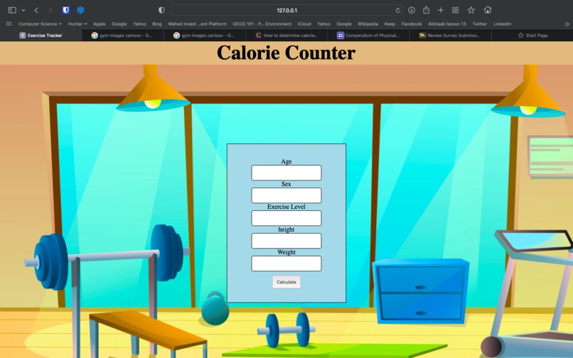 Calorie Tracker – screenshot 1