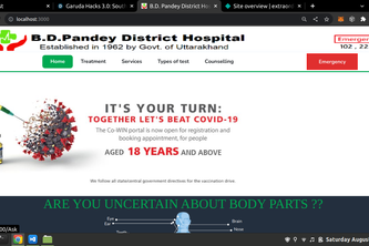 Hospital Website