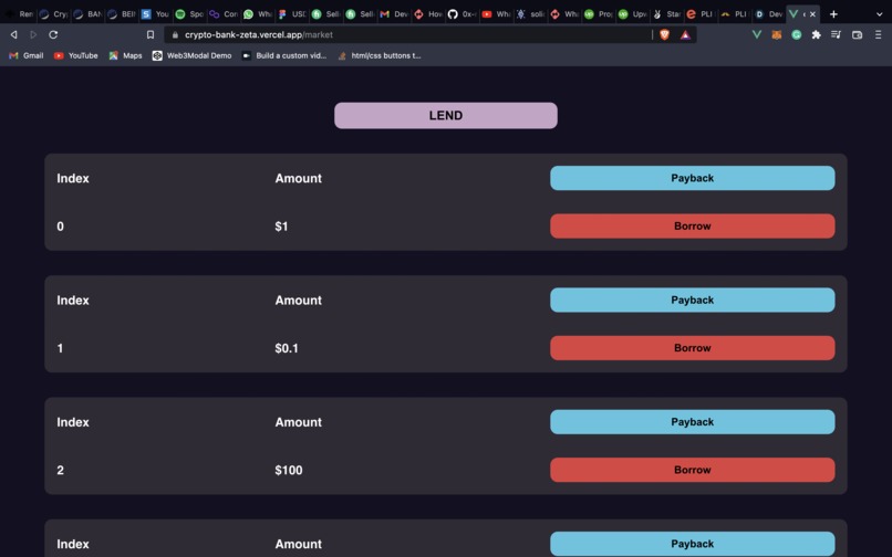 CryptoBank – screenshot 1