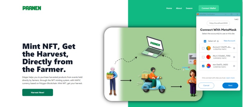 Paanen v.1 app – screenshot 1