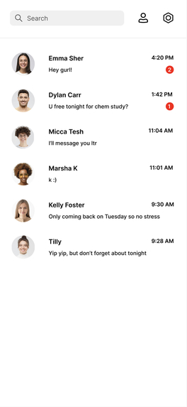 Messenger by Pink'n Blue – screenshot 2